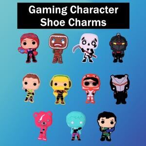 11 Piece Gaming Character Collectible Shoe Charms Fortnite Video Game